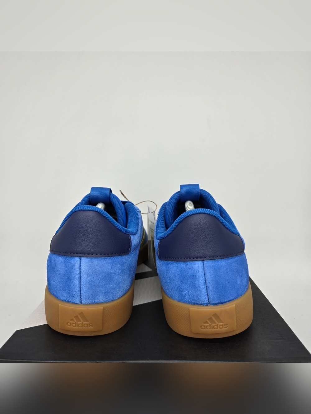 adidas Men's VL Court 3.0 JP5286 Bright Royal Pure Sulfur Shoes Size 10 New - Picture 4 of 8